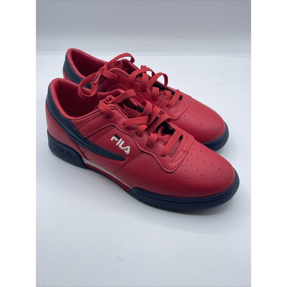 FILA Original Fitness Red‎ Blue 3VF 80105-640 Sneakers Youth Size 7
